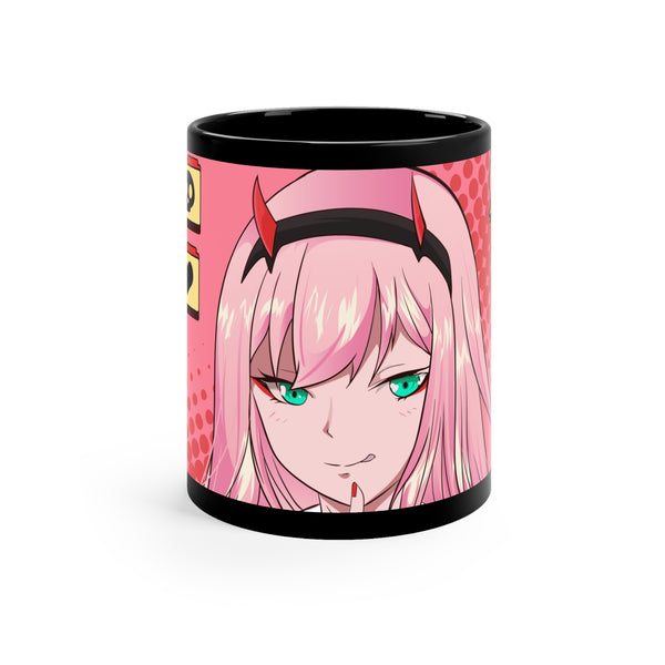 Zero Aesthetic - Darling Anime - Black mug 11oz