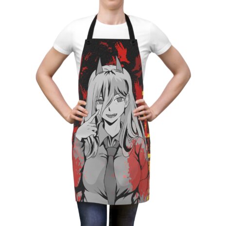 power apron kitchen anime gift v1 holiday gift for her him power apron kitchen anime gift v1 holiday gift for her him