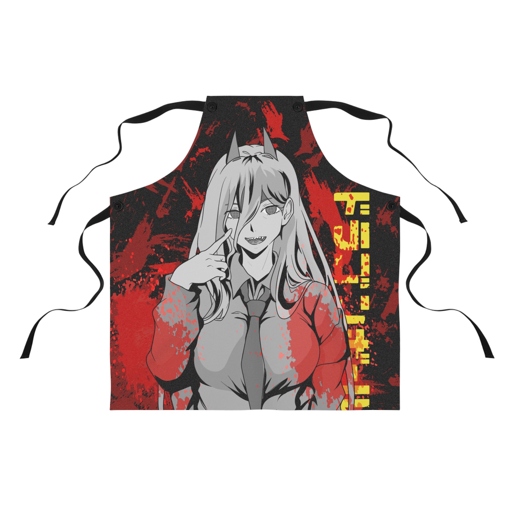 Power - Apron - Kitchen Anime Gift V1 - Holiday gift for her him