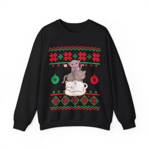 sailor moon anime ugly christmas sweater chibi kawaii unisex gift for him and her christmas sweatshirt