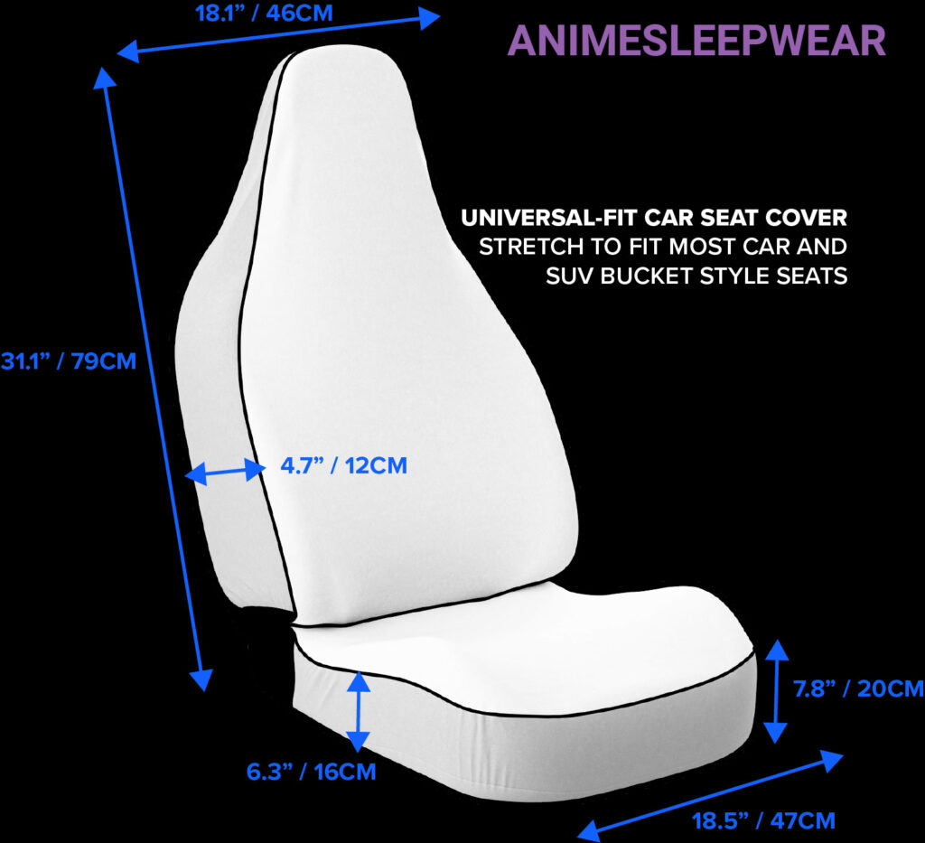 animesleepwear size chart seat cover