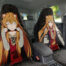 tanuki anime hero car seat cover protector car accessory gift for her him