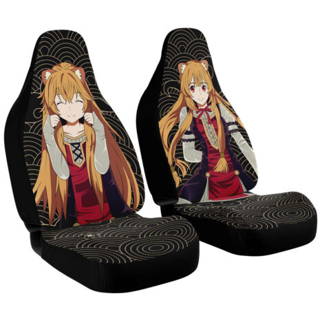 tanuki anime hero car seat cover protector car accessory gift for her him tanuki anime hero car seat cover protector car accessory gift for her him